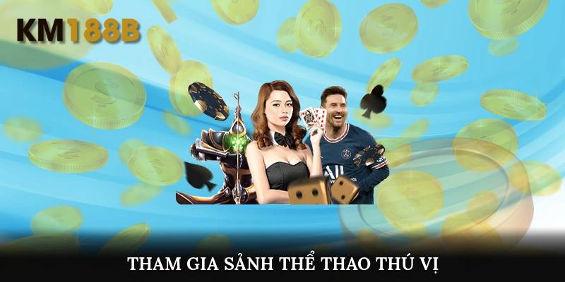 Tham gia sảnh thể thao thú vị